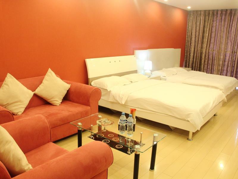 Hangzhou Dushangju Hotel Apartment Binjiang Buitenkant foto