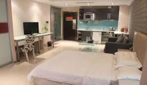 Hangzhou Dushangju Hotel Apartment Binjiang Buitenkant foto